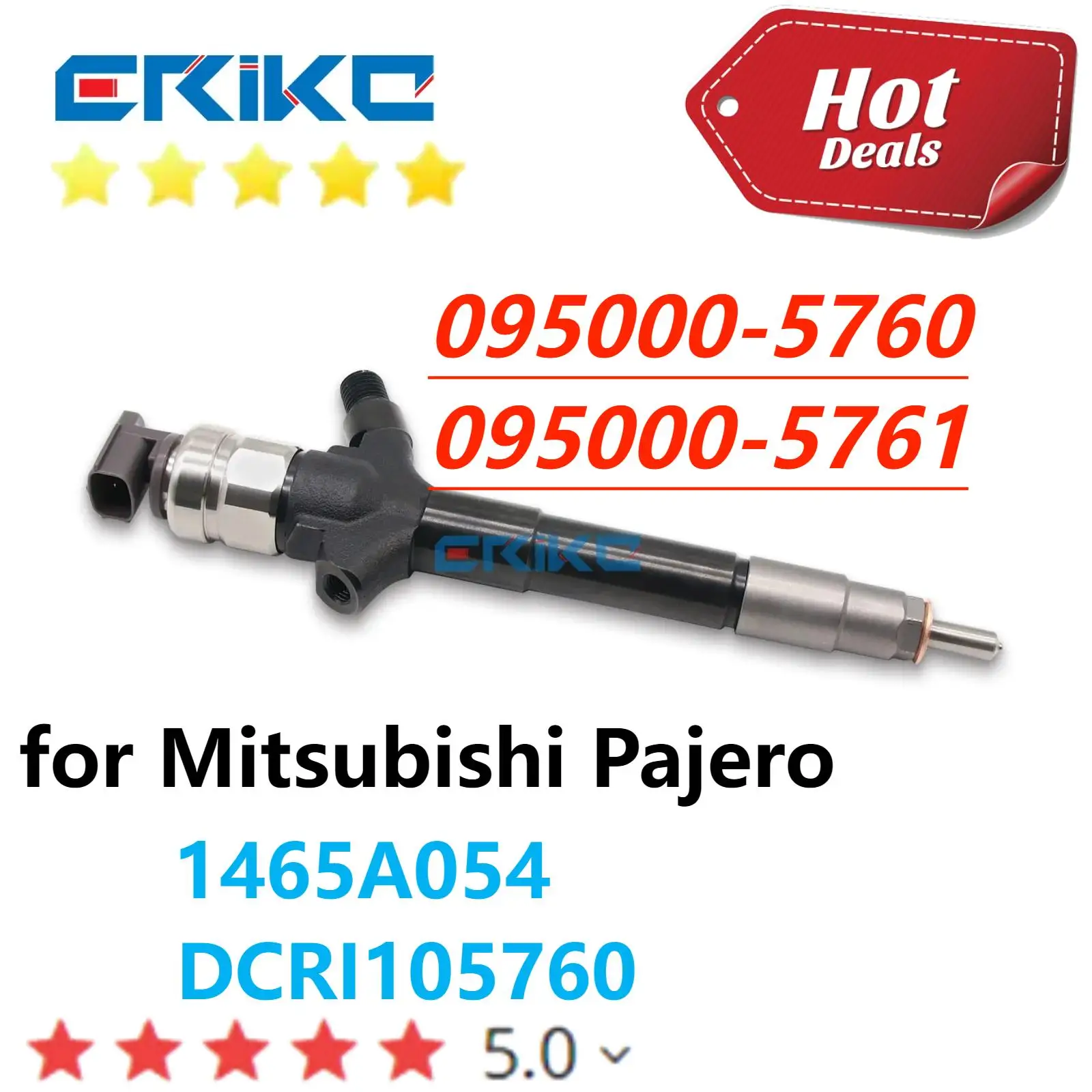 

4PCS 1465A054 095000-5761 Diesel Injection 095000-5760 Auto Parts Fuel Injector Set for Denso Mitsubishi Pajero Montero 4M41