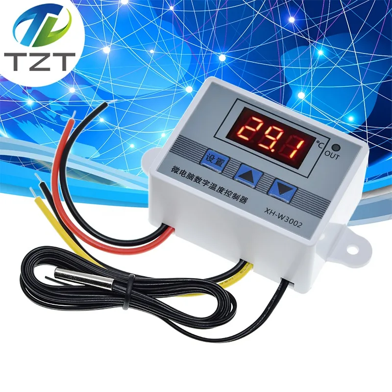 W3002 Digital Control Temperature Microcomputer Thermostat Switch Thermometer New Thermoregulator 12/24/220V For Arduino