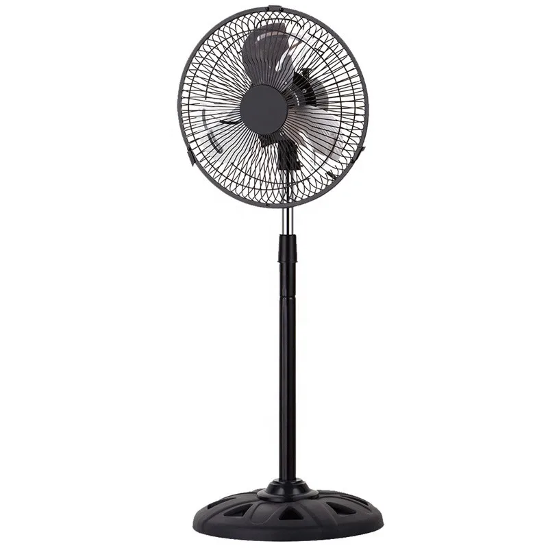 New Portable Floor-Standing Electronic Fan Three Blades Three-Speed 10-Inch Vertical Fan Durable