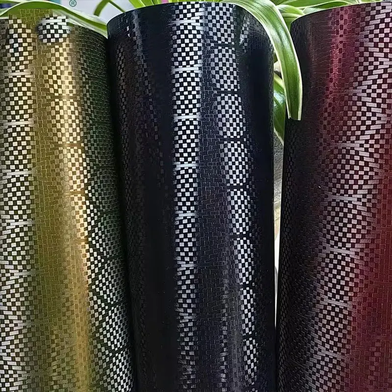 MATTE Honeycomb Texture Carbon Fiber Vinyl Wrap Automotive Sticker Wrap Film Car Styling With Air Release Initial Low Tack Glue