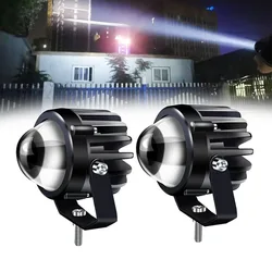 Motorcycle 60W LED Headlight 12V-80V Fog Lights For BMW R1250GS ADV F800GS R 1250 GS Yamaha MT07 Auxiliary Light Assemblie.