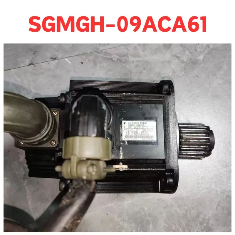 second-hand      servo motor    SGMGH-09ACA61, function well   Tested well and shipped quickly