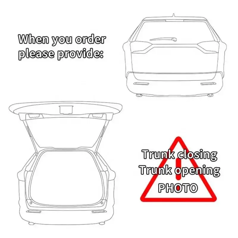 طقم تعديل الباب الخلفي الكهربائي لسيارة Honda Crosstour 2010-2013، نظام رفع تلقائي ونظام محرك صندوق السيارة السفلي