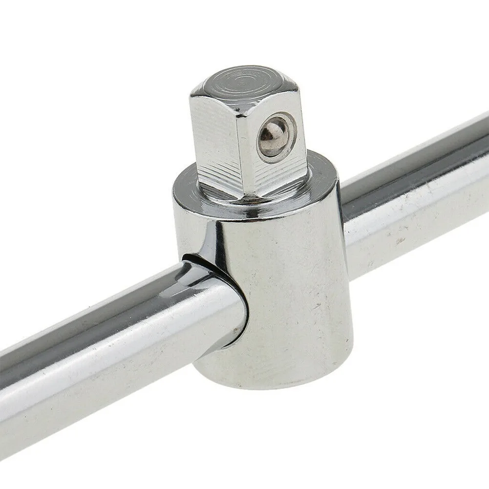 

Торцевой ключ с Т-образной рукояткой 3/8 дюйма 6,30 \\\\\"x0,41\\\" Автомобильный хром-ванадиевый привод Раздвижной гаечный ключ серебристого тона