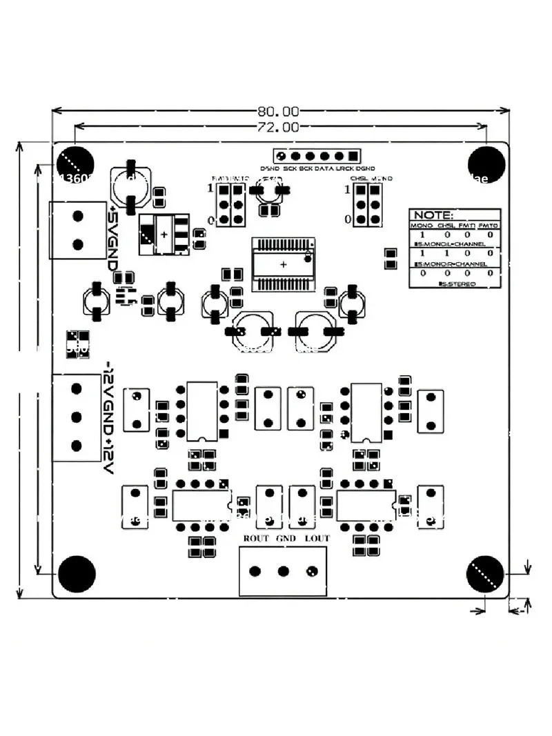HiFi PCM1794A DAC Audio Decoder 24Bit 192kHz Decoding Module 5532*2+5534*2