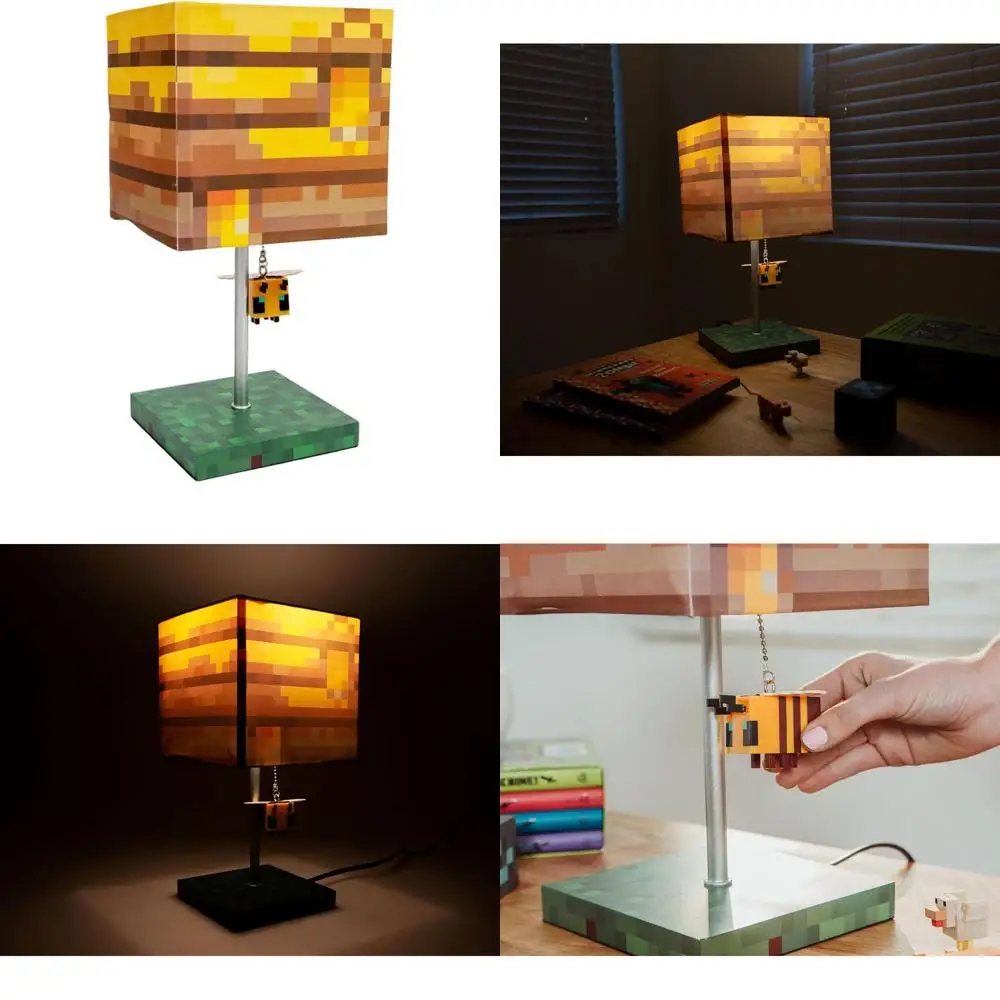 

Настольная лампа 3D Puller LED Nest Block | Светильник для создания атмосферы в спальне, на рабочем столе, в гостиной | Декор для детской комнаты и подарки для любителей видеоигр
