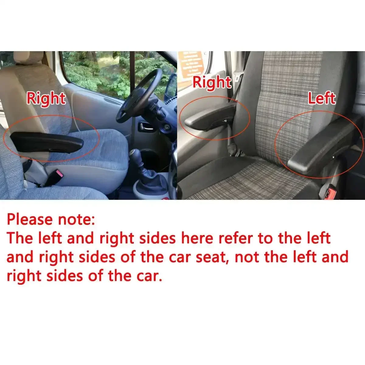 Car Left/Right Side Adjustable Seat Armrest Hand Holder 1pcs Universal For Camper RV Van Motorhome Boat Black Car Accessories