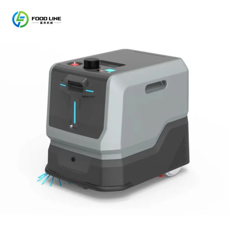 App Controlled Auto Recharge Scrubber Vacuum with Obstacle Avoidance for Commercial Cleaning Custom