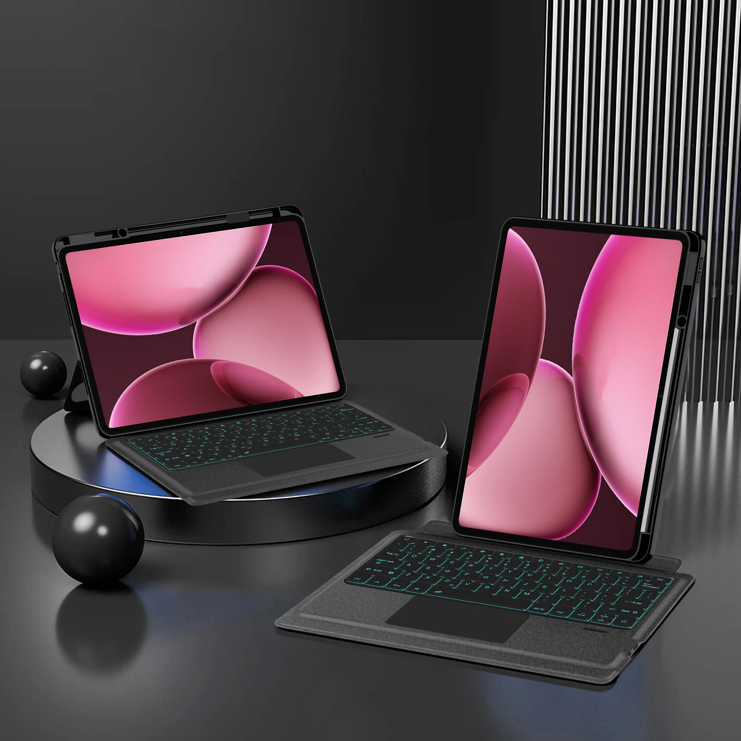 

Съемный чехол Magic Keyboard для OPPO Pad 4 Pro 13,2 2025 13,2 дюйма с подсветкой сенсорной панели, чехол для клавиатуры