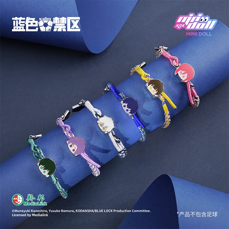 Echte BLAUWE SLOT Armband Blind Box Leuke Isagi Yoichi Figuur Cosplay Props Kinderverjaardag Kerstcadeau