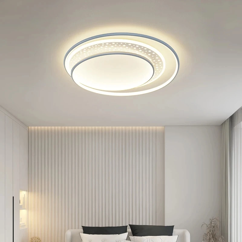 Nordic Kroonluchter Rond Led Plafond Goud Voor Slaapkamer Woonkamer Hotel Plafondverlichting Home Art Decor Glanzende Binnenverlichting