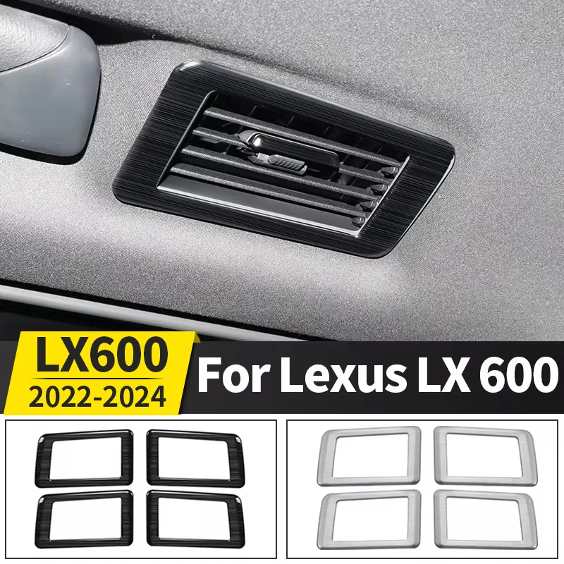 Suitable for Inner Modification Accessories of Lexus Lx 600 Air Outlet Decoration Frame 2022 2023 2024 Lx600 Lx500d Horn Cover