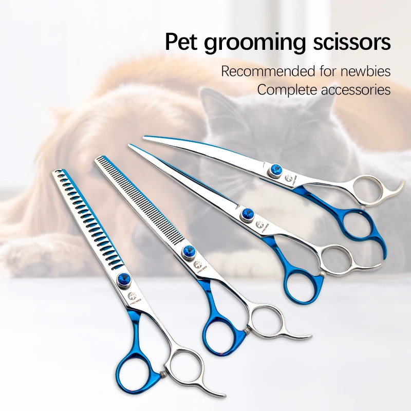 High Quality Animal Hair Pet Trimming Shears Dog Grooming Thinning Scissors Manufacturers