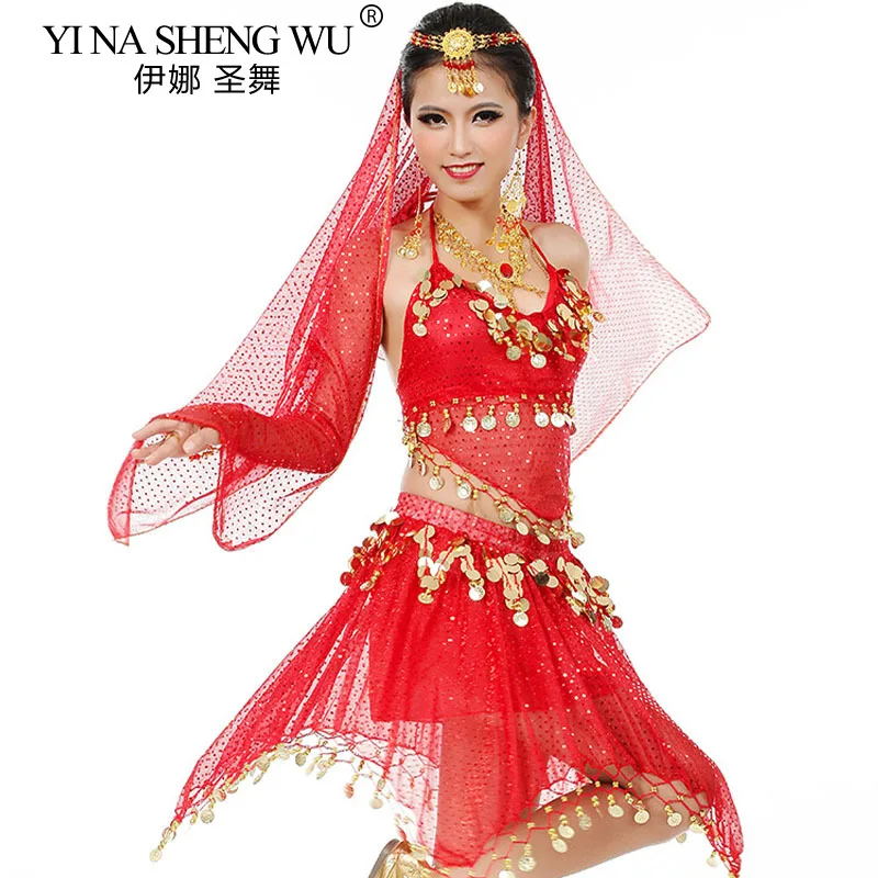 3pc Belly Dancing Costume Sets Egyption Egypt Belly Dance Costume Bollywood Costume Indian Dress Bellydance Dress New arrival