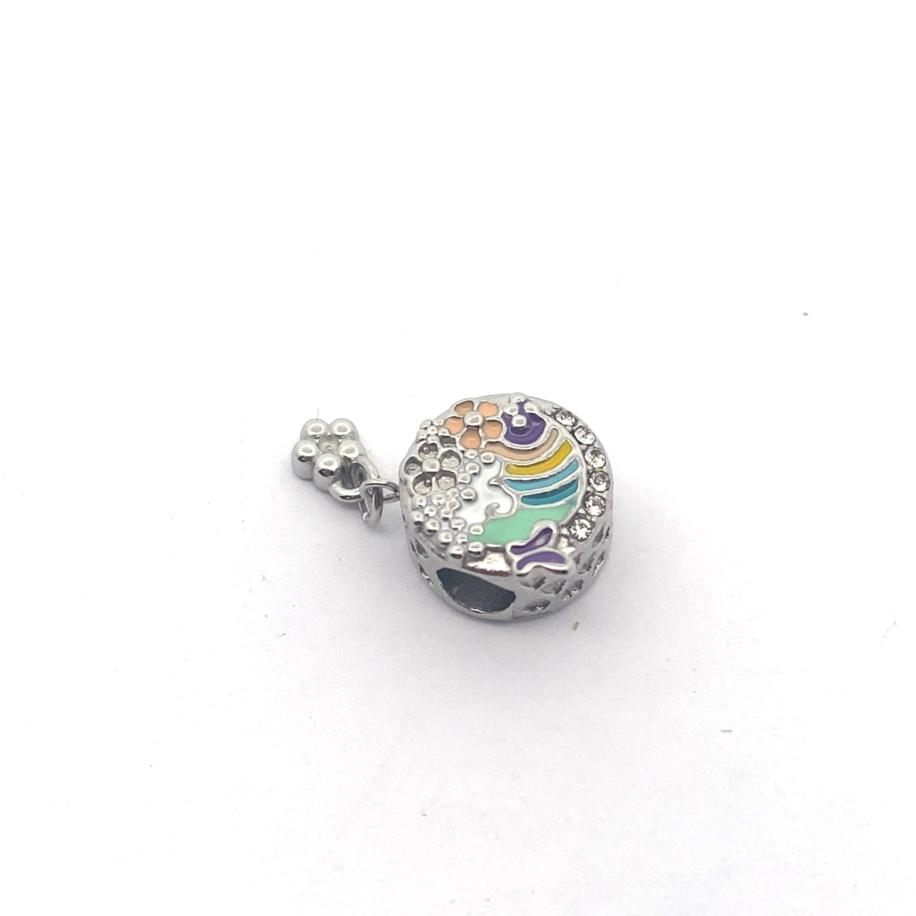 2024 neue Silber Farbe Nette Herz Stern Böse Augen Flugzeug Jungen Mädchen Perlen Fit Original Armband DIY Für Frauen Mädchen schmuck Geschenk – Detail 6