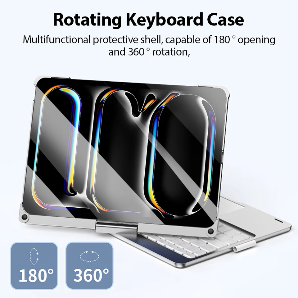 Magic Keyboard Case for iPad with Bluetooth