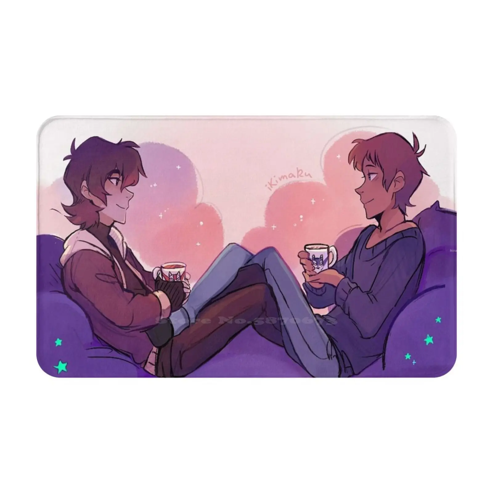 

Tea Date Soft Cushion Car Home Carpet Door Mat Keith Kogane Lance Mcclain Klance