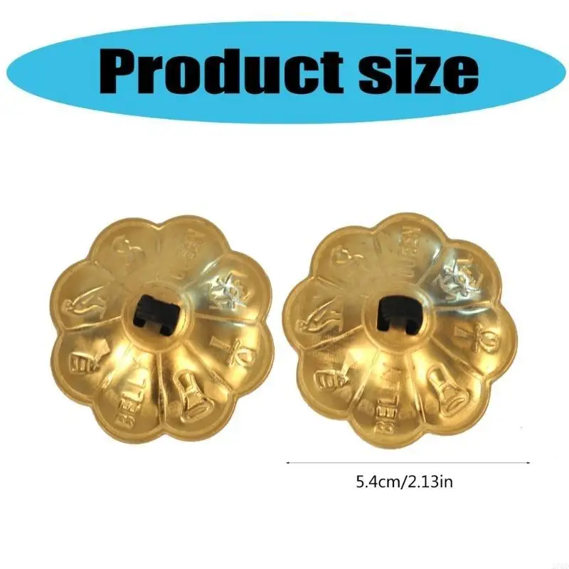 270D Cymbals Finger 54mm Belly Dancing Finger Musical Strument Belly Dancing Accessorio per appassionati danza del ventre