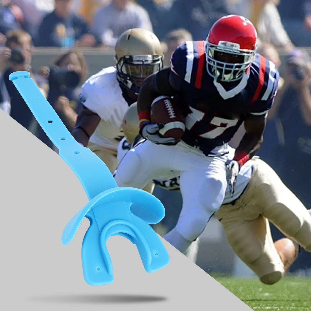 واقي الفم لكرة القدم مع حزام لقطعة الفم لكرة القدم، واقي الفم لكرة القدم للملاكمة MMA