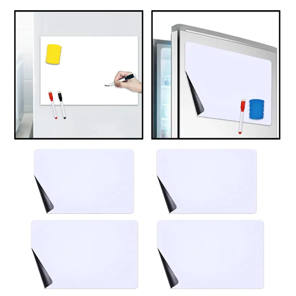 Imagem -02 - Papel Magnético Whiteboard Adesivo Removível para Parede Rolo Quadro Branco