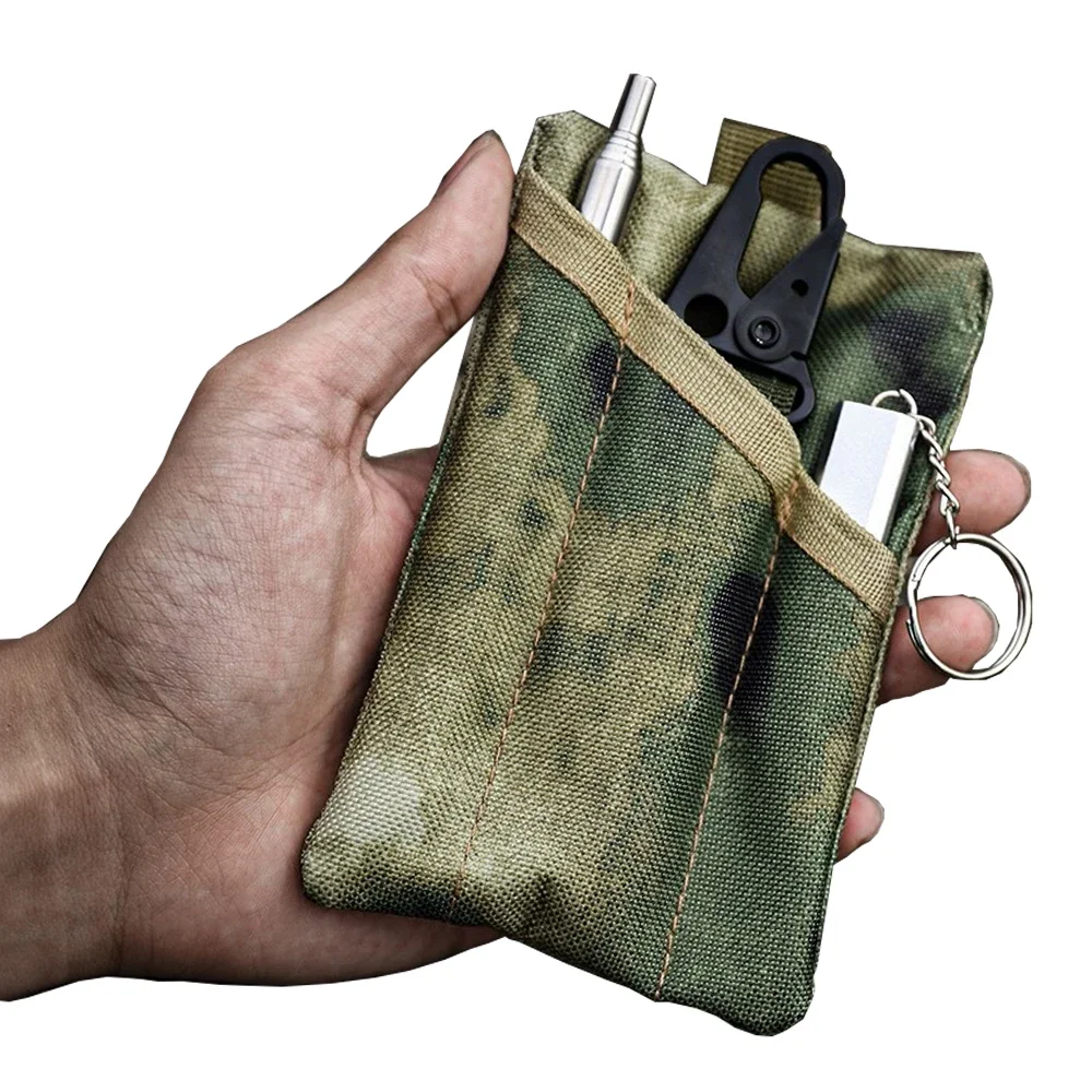 Tactical EDC Tool Bag Camouflage Multitool Pocket Mini Military Molle Pouch Key Coin Pack Hunting Accessory Bag Camping Hiking