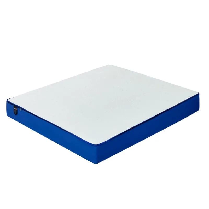 

Blue memory cotton box mattress latex independent spring sponge mattress hotel thickened roll bag compression