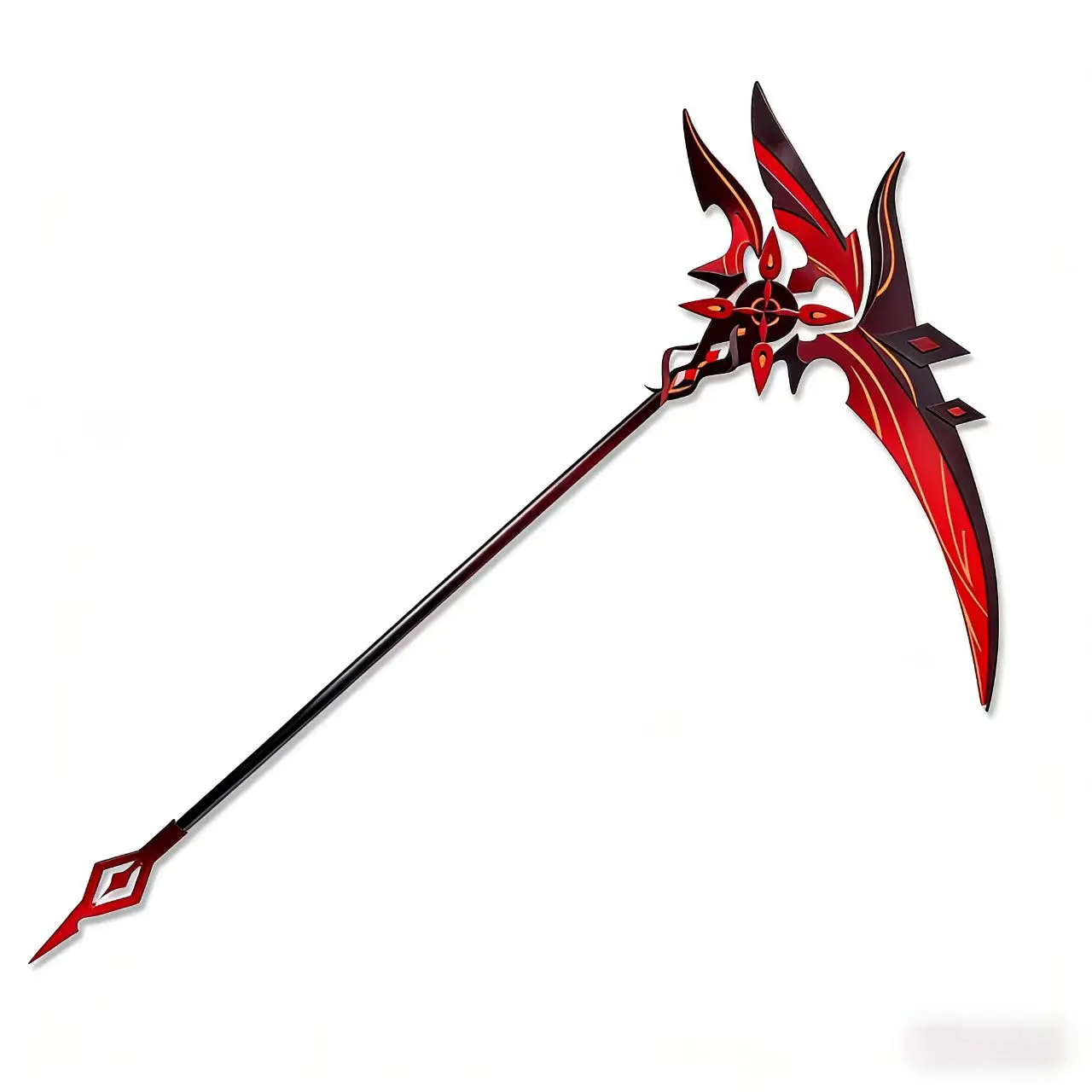 

Arlecchino Crimson Moon's Semblance Sickle Spear Cosplay Props for Halloween Christmas Fancy Party