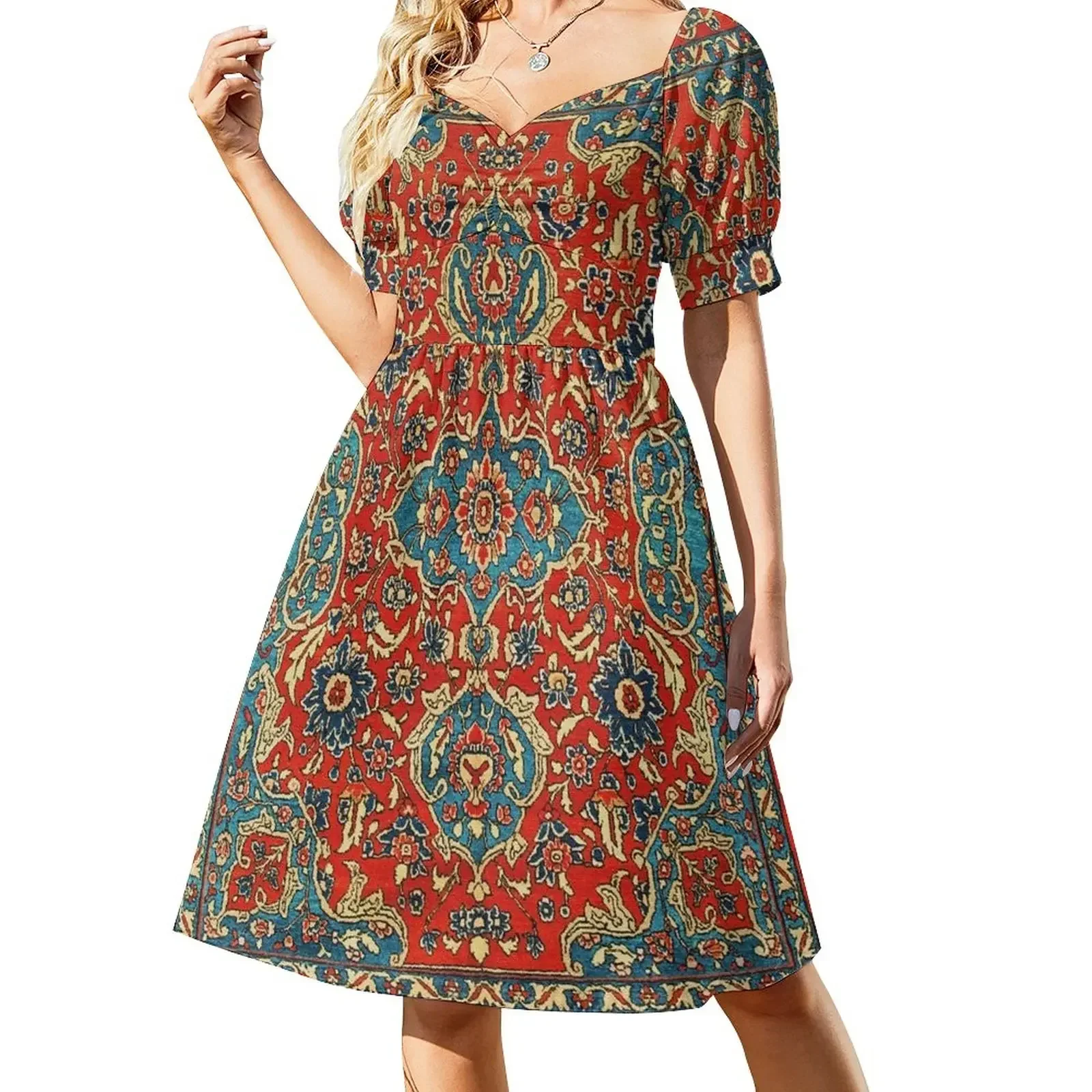 Dorasht Antique Floral Persian Carpet Print Sleeveless Dress womens dress dresses summer woman 2025 Dresses Dress