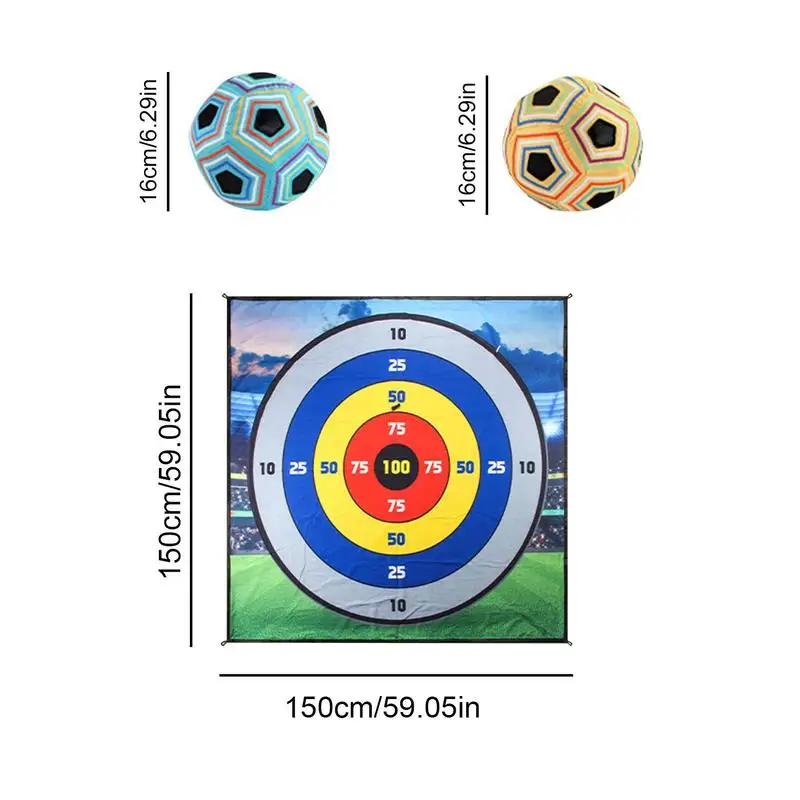 Objetivo de fútbol colorido, juego de lanzamiento de pelota pegajosa, juegos educativos, deportes al aire libre, juguetes para niños de interior