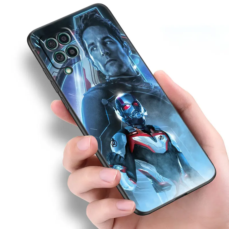 Marvel Ant Man Black Case For Samsung Galaxy A12 A13 A14 A22 A23 A32 A33 A34 A52S A53 A54 A72 A73 A24 A04S A50 A51 A70 A71 Cover