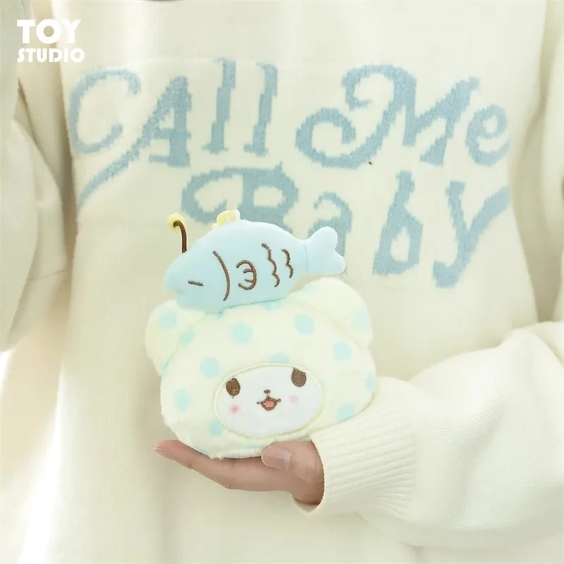 Echte Sanrio Marumofubiyori Bär Cinnamoroll Plüsch Spielzeug Schlüsselbund Kawaii Kleine Anhänger Schlüsselring Kinder Stofftiere Geburtstag Geschenke – Detail 9