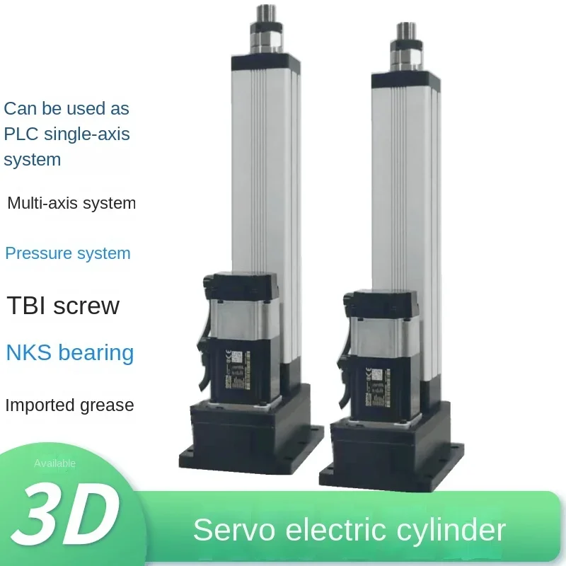 Servo Electric Cylinder Industrial Electric Cylinder Electric Pushing Rod Big Push  Cylinder High Precision