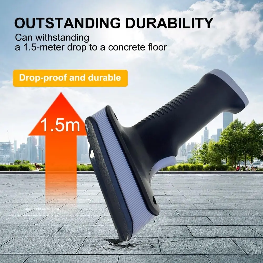 YANZEO SR290 UHF RFID Barcode Scanner Bluetooth 1D 2D for Clothing Store, Shoe Store, Supermarket, Warehouse