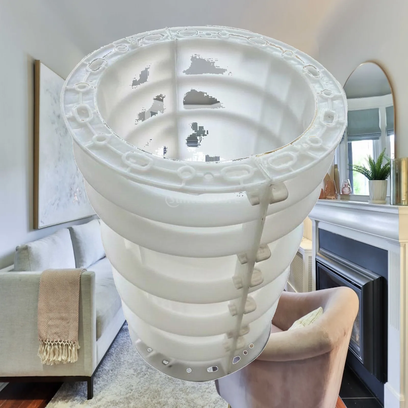 Solar Pier Concrete Column Mold Plastic Reusable Round Formwork for Electrical Base Pillar Construction Cylindrical