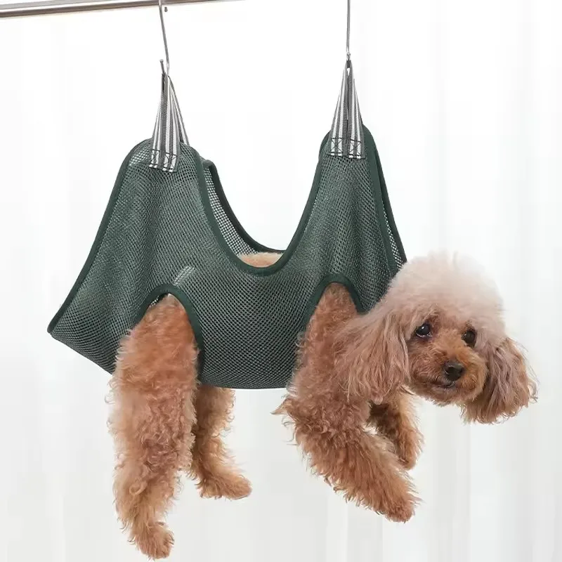 

Dog Cat Grooming Hammock Fixed Bath Bag for Nail Cutting Anti Scratch Cat Trimming Restraint Bag Cat Beauty Hanging Pet Supplies