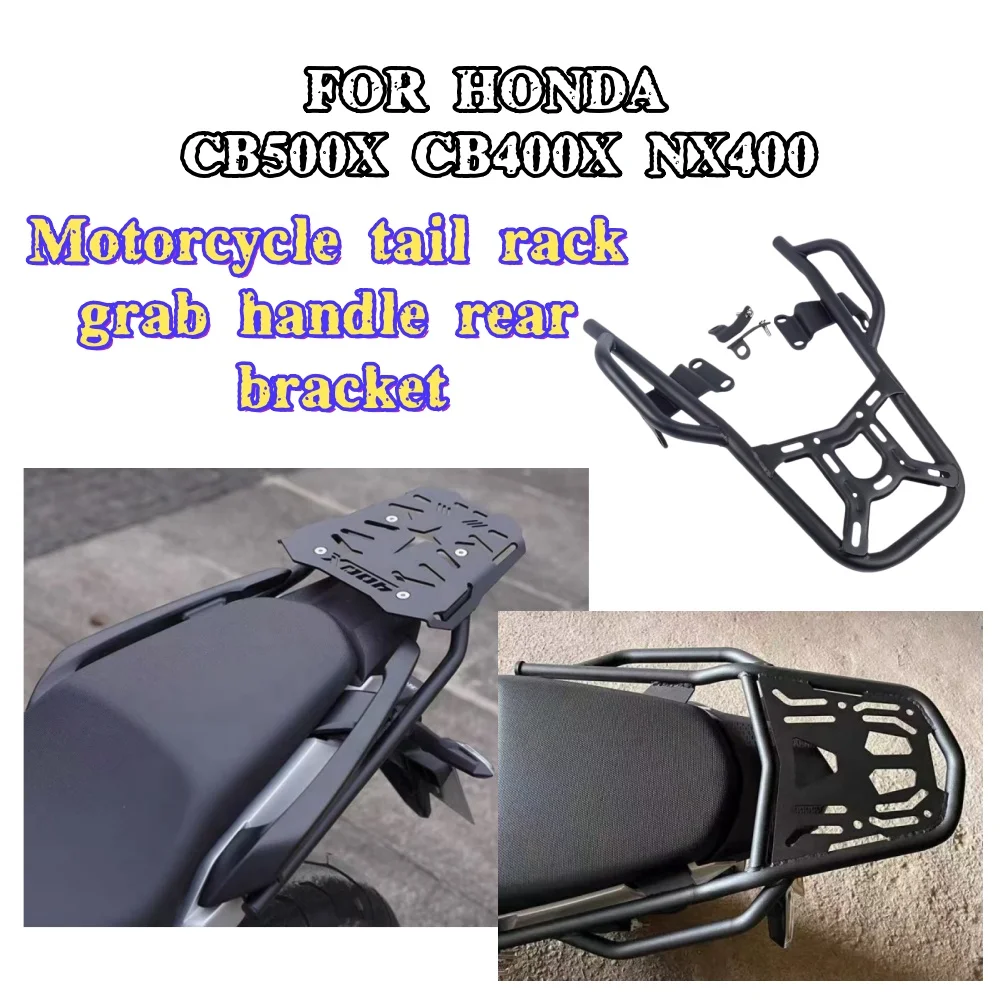 Reposabrazos de contrapunto para motocicleta Honda CB500X CB400X NX400, colgador trasero, soporte de caja trasera, accesorios de