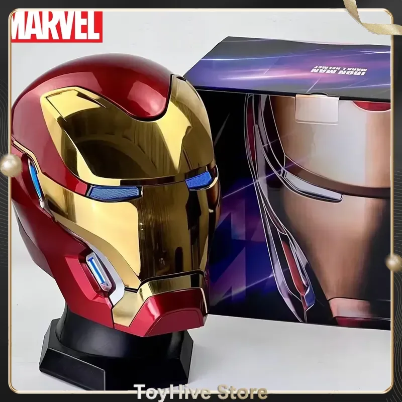 Marvel Iron Man RC Mk50 Noszony Hełm Aktywowany Głosem Kolekcjonerska Figurka Zabawka dla Fanów Animacji i Prezentów do Cosplayu