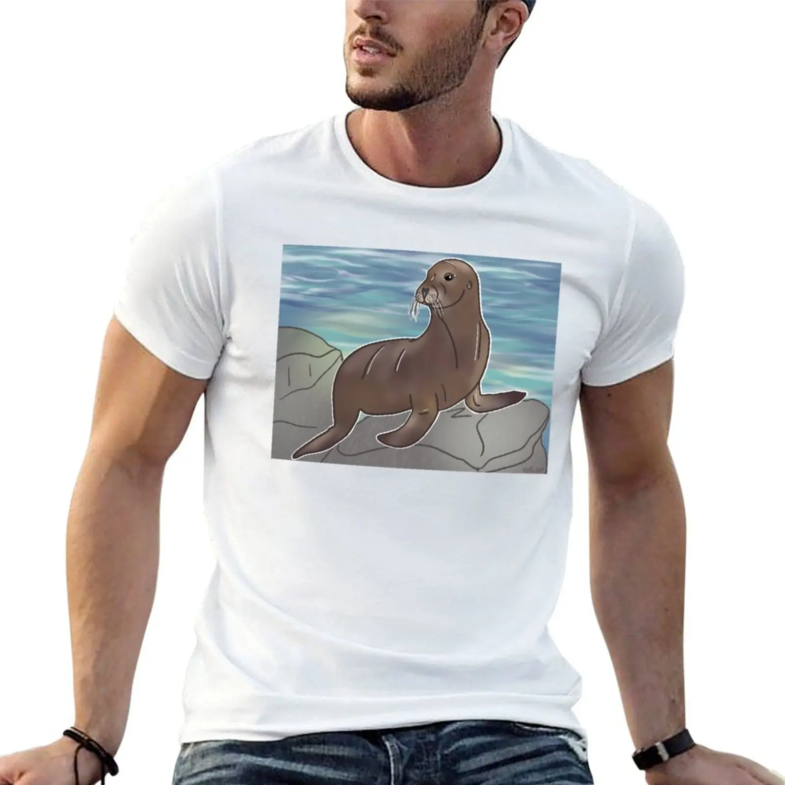 

California Sea Lion T-Shirt t shirt personalised printed t shirts for man T-Shirt