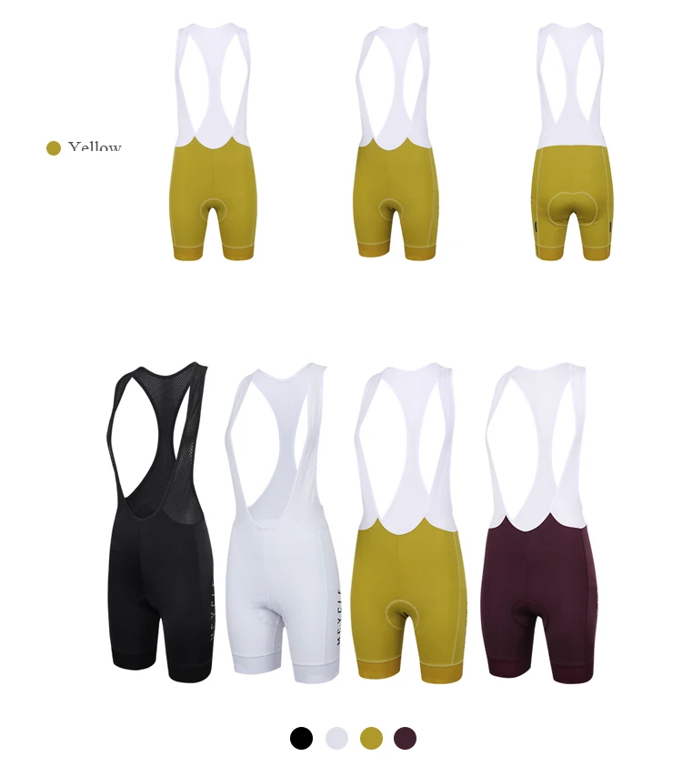 Mcycle Nahtlose gepolsterte Fahrrad-Trägerhose für Damen, atmungsaktiv, schnell trocknend, Sport-Shorts, anpassbare Fahrrad-Strumpfhose im Großhandel – Detail 9