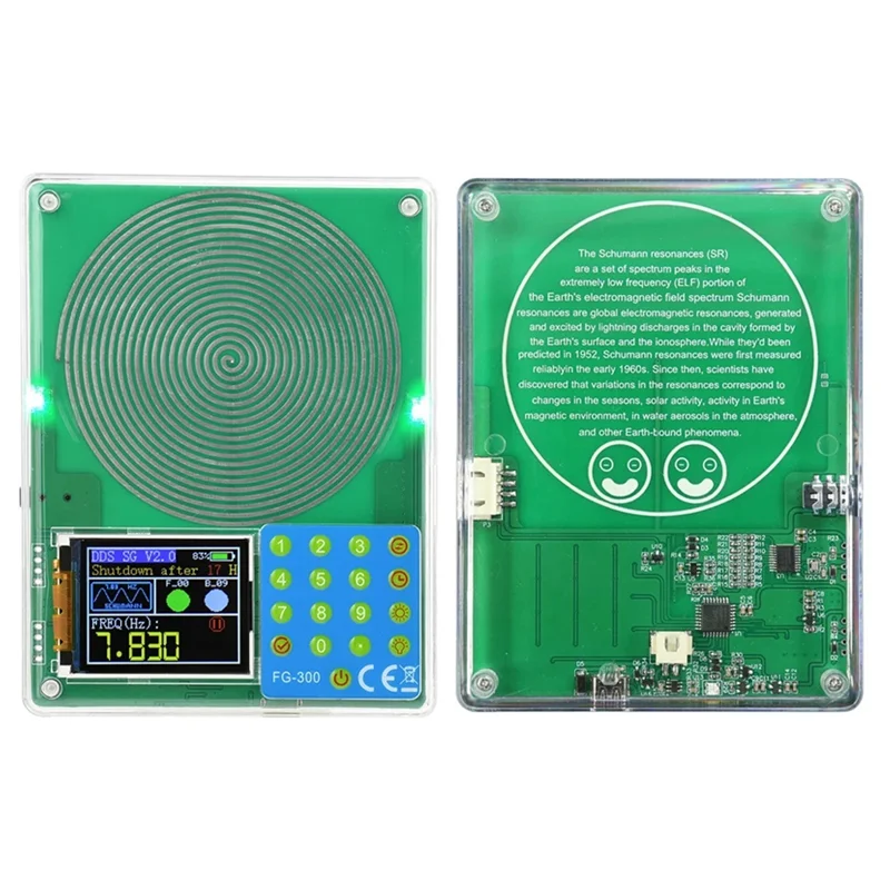 

FG-300 DDS Signal Generator 0.001Hz-200Khz 1.8Inch Color Screen Signal Generator Sine Wave, Square Wave, Sawtooth Wave