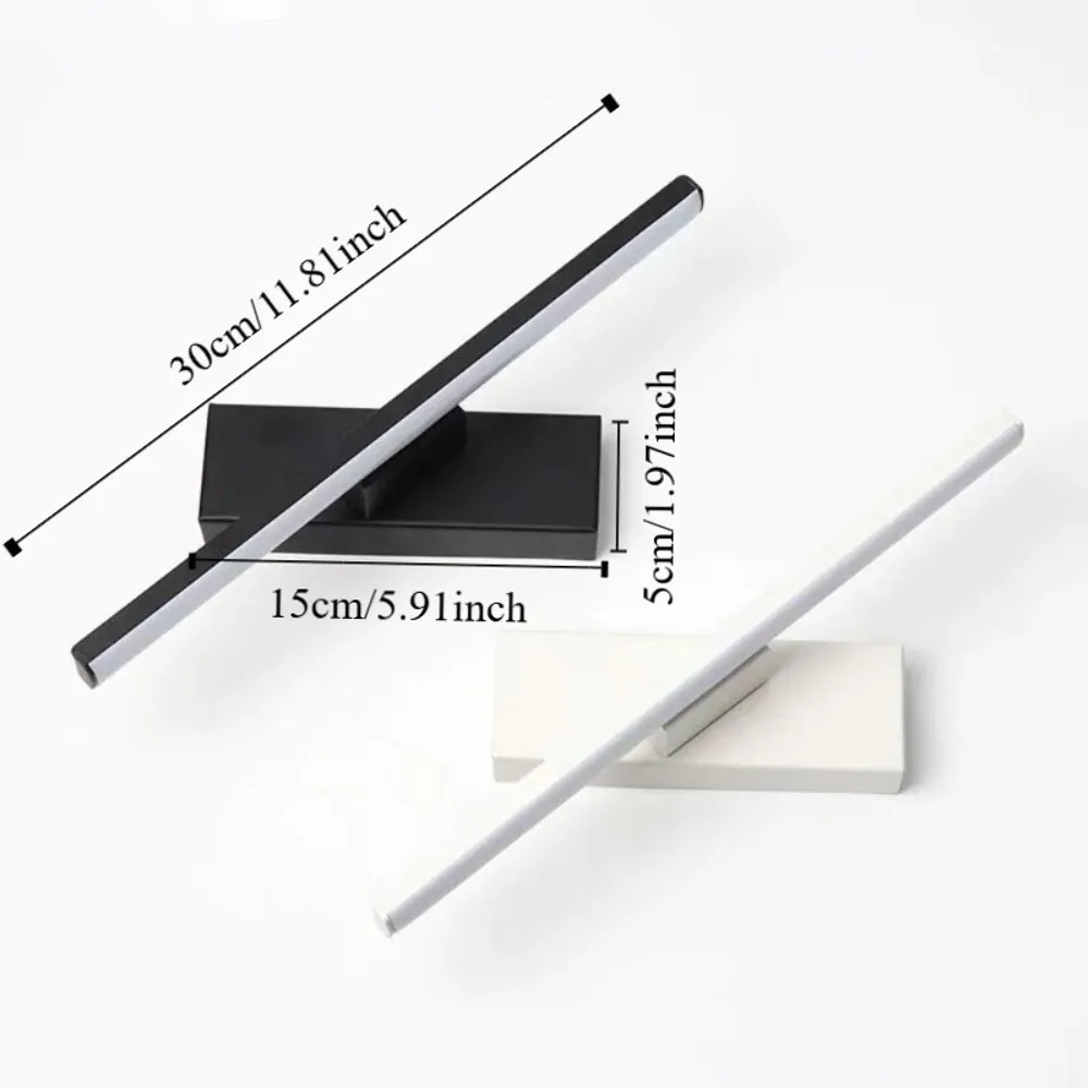 Adjustable LED Wall Light Tricolor Light Decoration Wall Sconces Lighting Energy Saving Rotating Nordic Led Wall Lamp