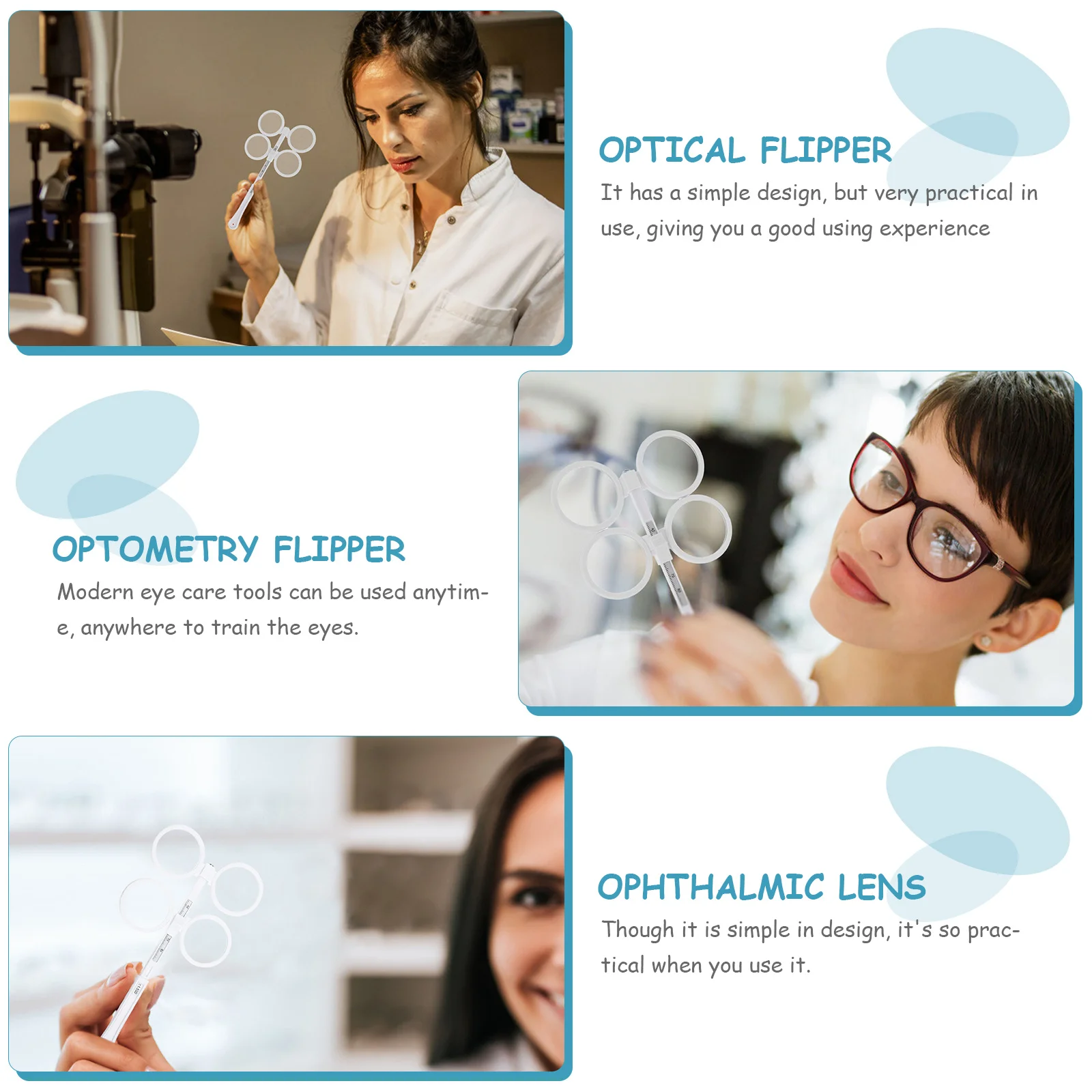 

Optical Flipper Plastic Optometry Flips Ophthalmic Lens Flips Lens Optometry Flipper