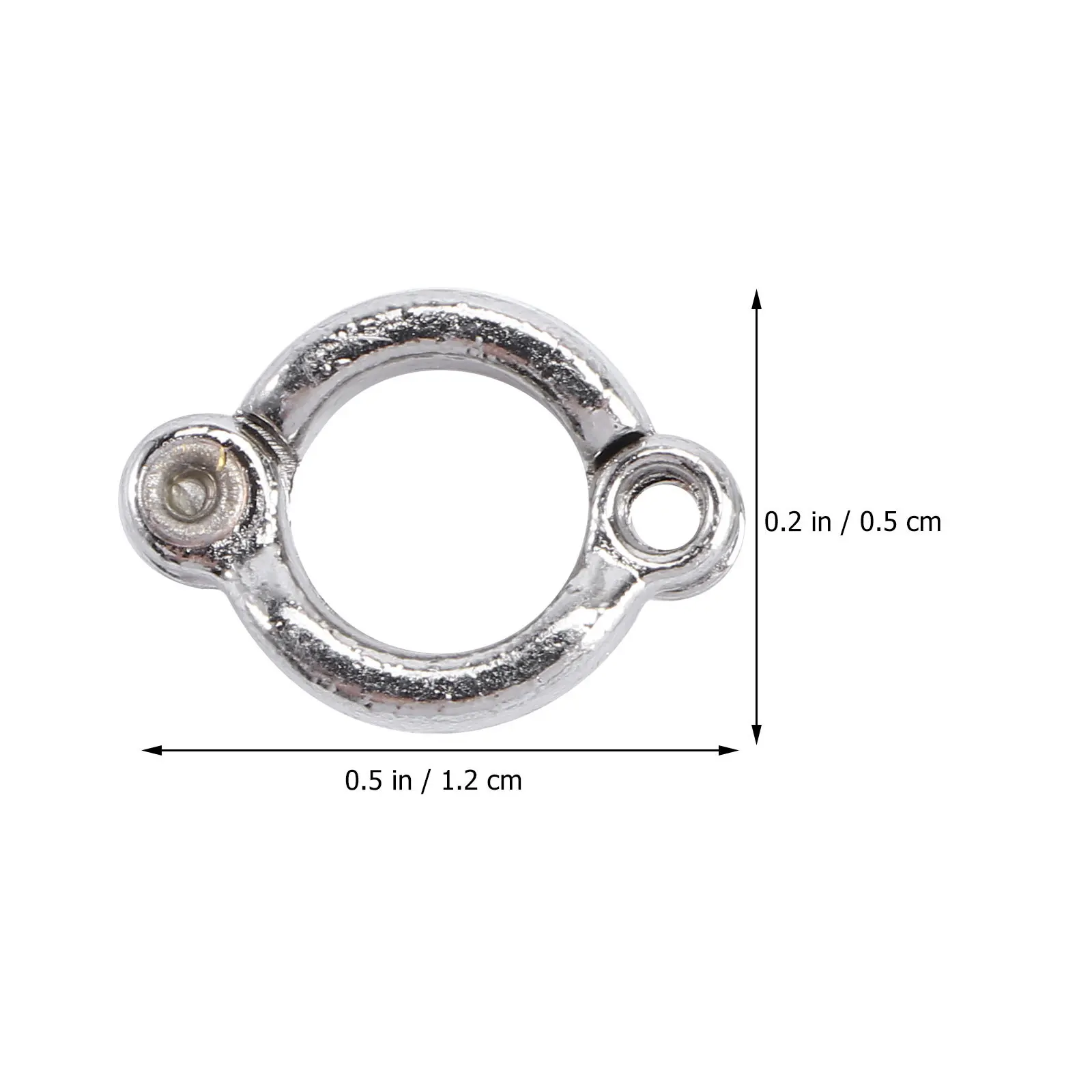 6 قطعة حلقات قدم الببغاء من الفولاذ المقاوم للصدأ متعددة الوظائف لتدريب الطيور حلقات سلسلة للقدم مقاومة للصدأ خفيفة الوزن للطيران في الهواء الطلق