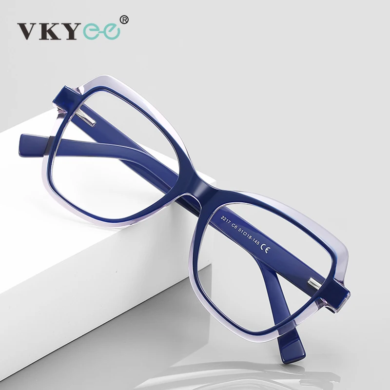 VICKY Fashion New Butterfly Frames Anti-Blue Light Computer Glasses Myopia Farsightedness Customizable Prescription Glasses 2217