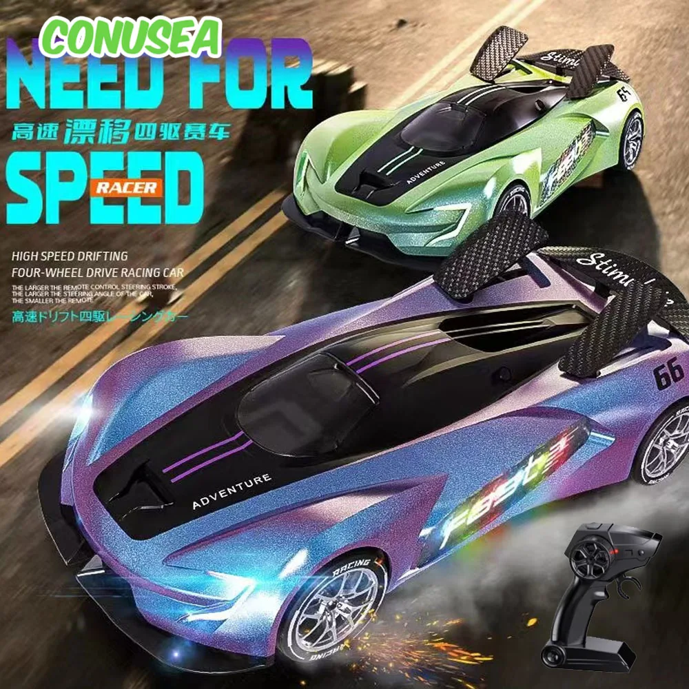 

Rc Car 2.4G Radio Controlled Drift Car 20Km/h High-Speed Radio Control Racing Vehicles Winged Sports Car Drive Electric Model