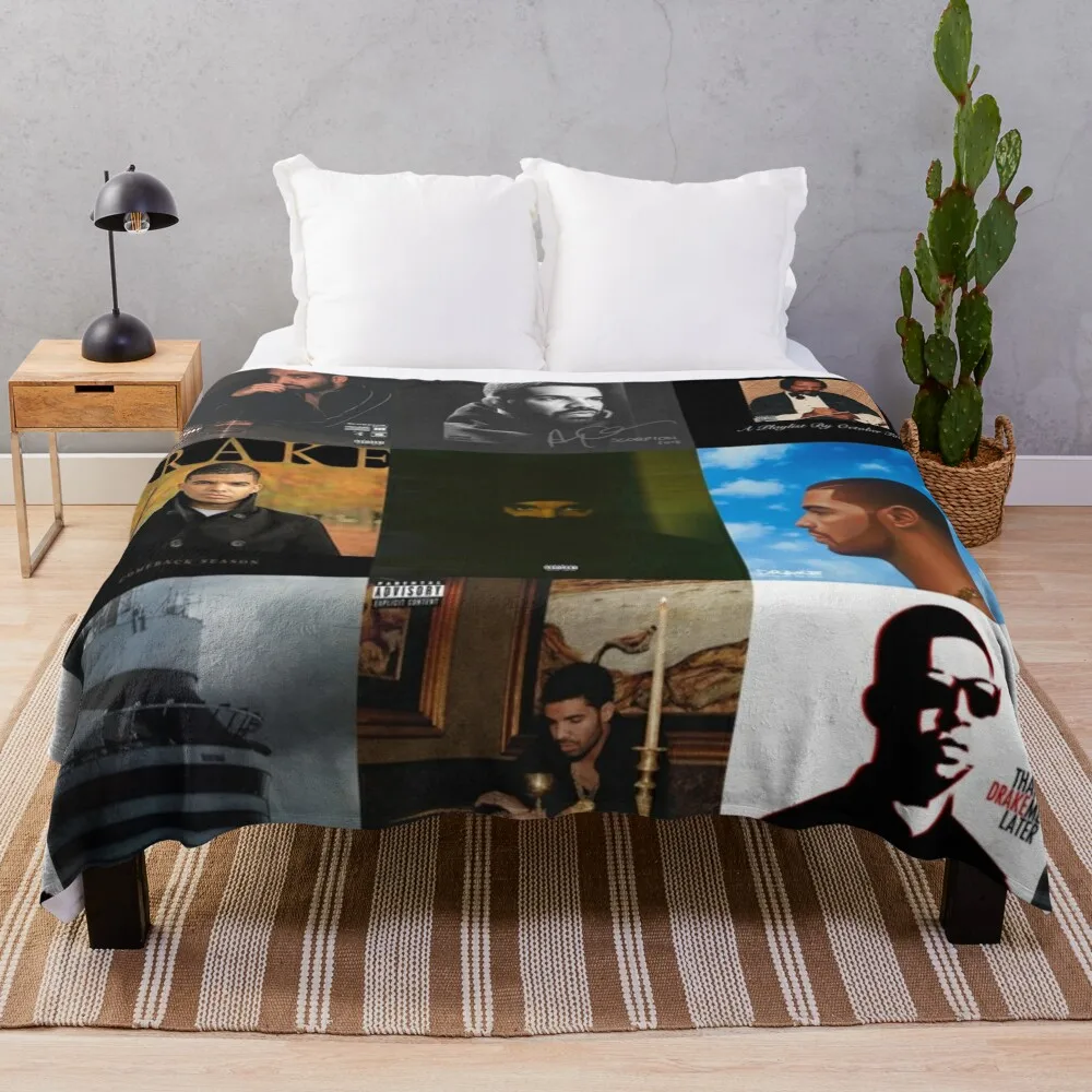 

Drake Album Covers Throw Blanket Sofa Blanket Decorative Sofa Blanket Sofa Blankets Sofa Throw Blanket