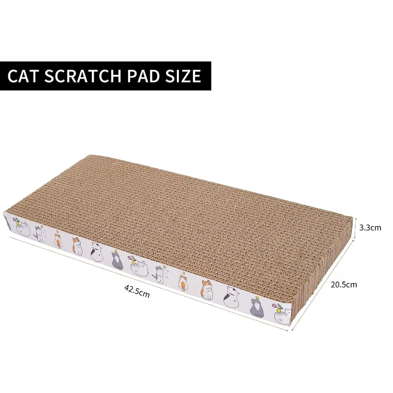 5 Packs cat Scratcher Toys Reversible Scratching Post Board for Indoor Cats Cardboard pad Sleep Play and Grind Claws