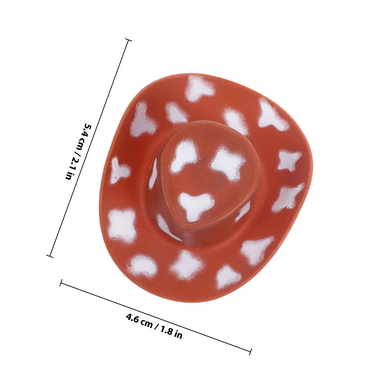 10 Piezas de Mini Sombreros Vaqueros, Sombreros Pequeños para Manualidades, Decoración, Artículos de Fiesta, Decoración del Hogar, Adorno para Pasteles, Kit de Accesorios