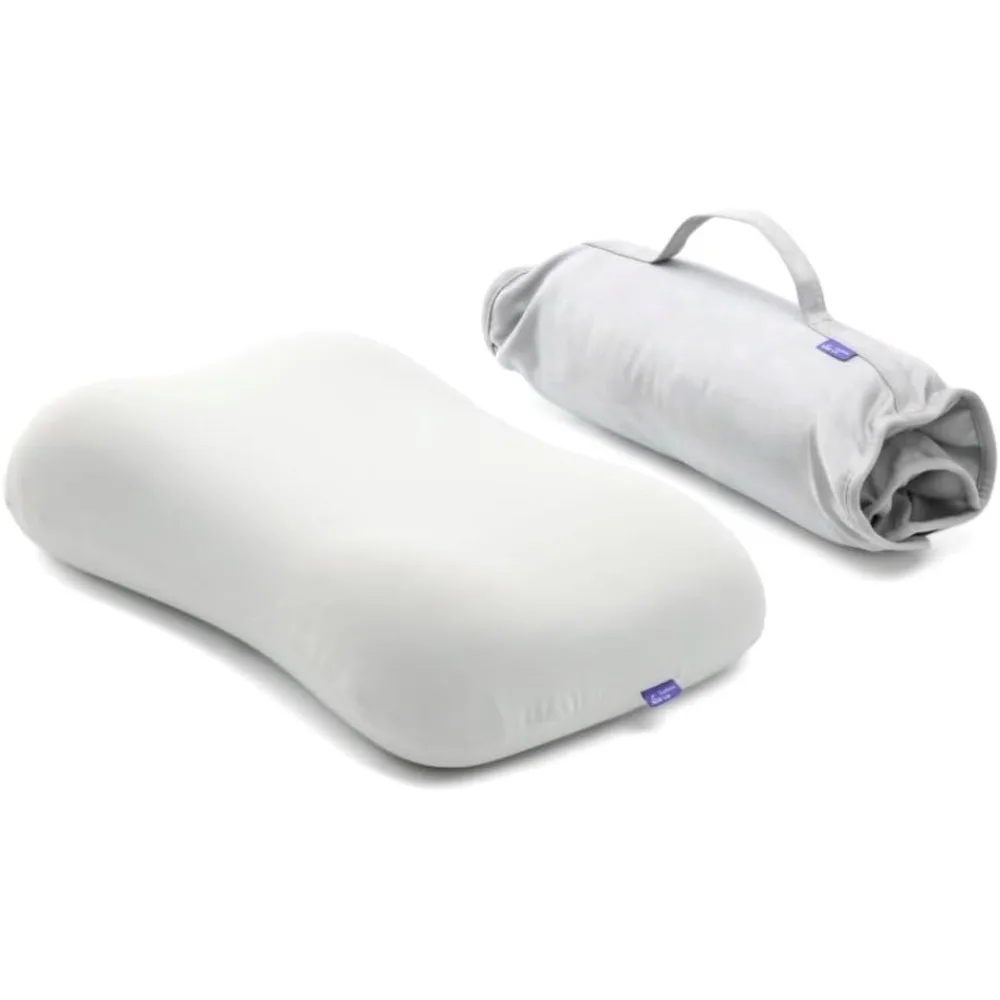 

Travel Deep Sleep Pillow – Compact Memory Foam Neck Pillow for Sleeping, Portable Pillow for Hotels, Camping, Side &