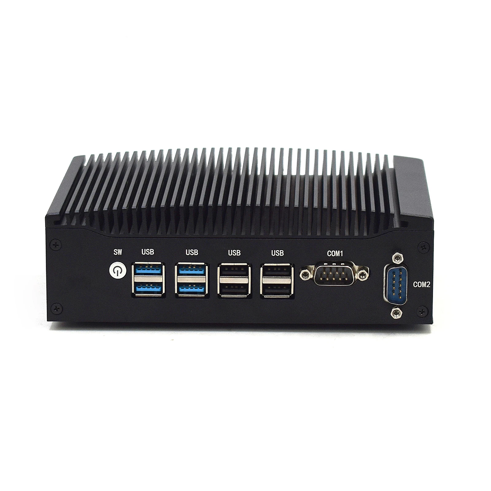 HYSTOU Latest Fanless Embedded Industrial Mini PC i5 4278U 8 USB Ports Dual 4K Display OEM with LAN Ports Popular Mini PC